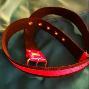 Belt red and black